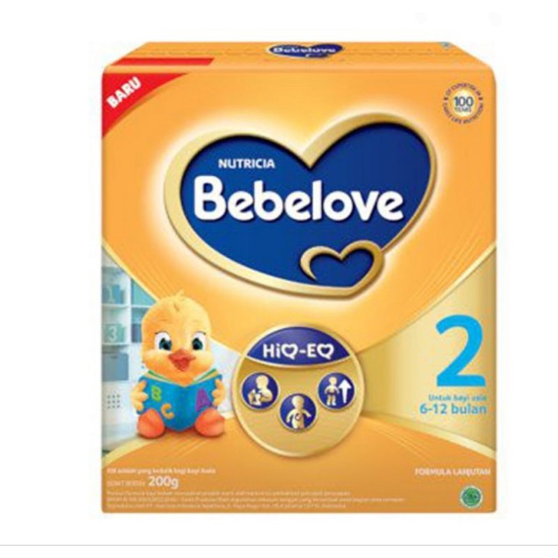 Susu Formula Bayi Bebelove 1 0-6 Bulan / Bebelove 2 6-12 Bulan 200g