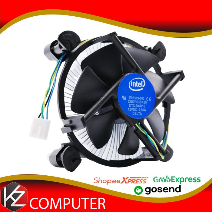 CPU Cooler-Headsink-Fan Processor untuk procesor Intel