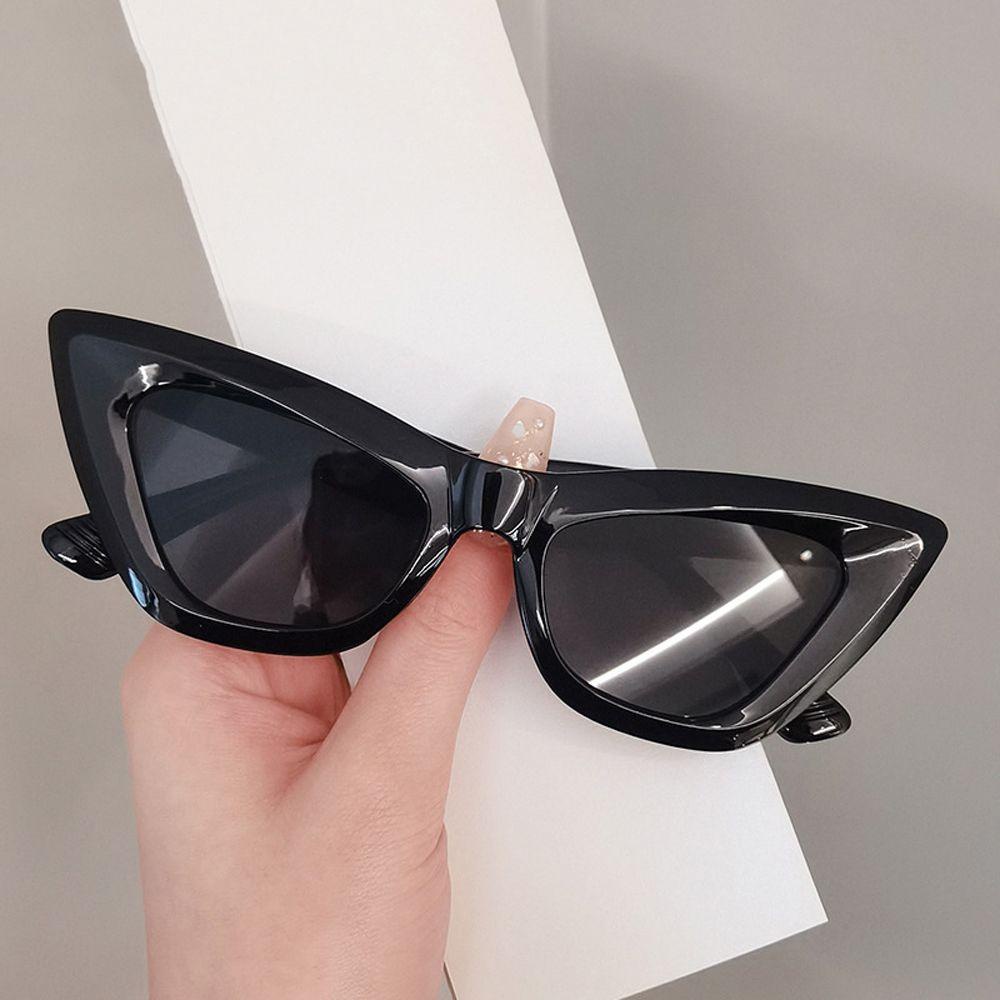 Mxbeauty Kacamata Segitiga Mata Kucing Belanja Retro Vision Care Travel Streetwear UV400 Wanita Eyewear