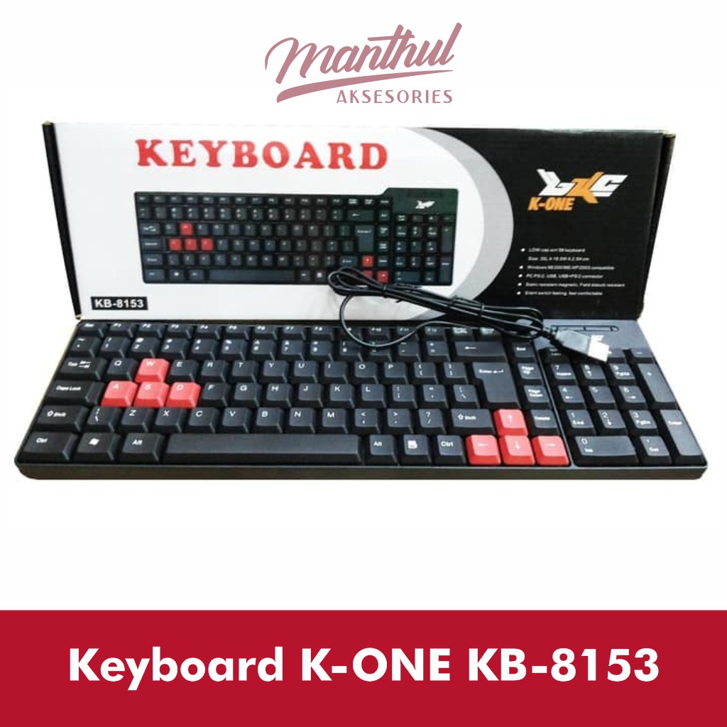 Keyboard USB PC Komputer K-ONE KB-8153