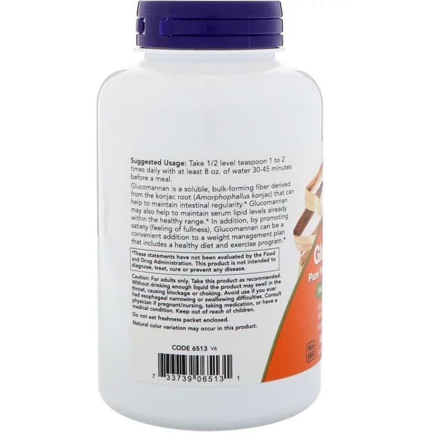 Now Foods Glucomannan Powder 227g Konjac Root Jaga Berat Badan ORI USA Now Glucomannan