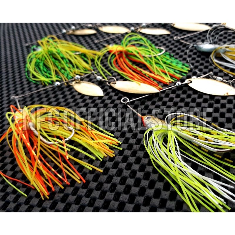 Spinner bait 12,5 gram Umpan casting Gabus dan Toman dengan warna KILLER