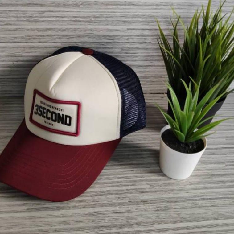 Terbaru 0FP76 Topi 3SECOND, GREENLIGHT Original 100% 0FP