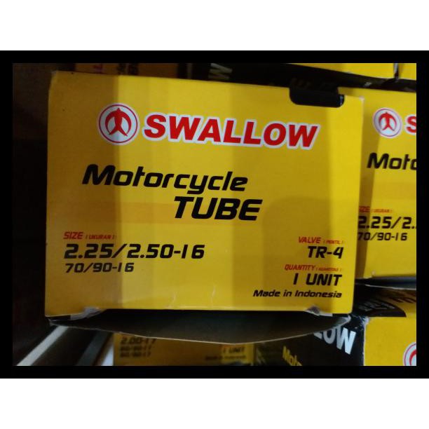 Ban Dalam 225 / 250 -16 Swallow 60/90, 70/80, 60/90 -16