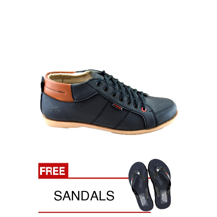 

Redknot - Sneakers Clarity Hitam + Bonus Sandal Senilai Rp.25.000,00