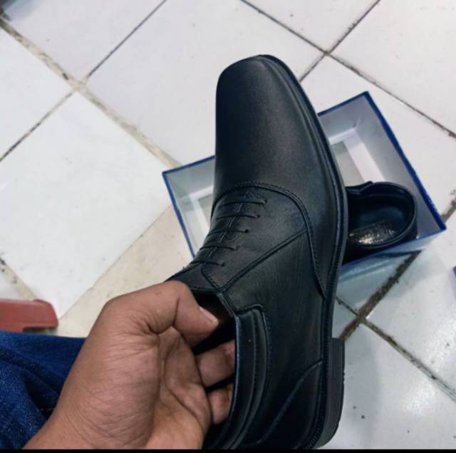 Sepatu pantofel pdh pria bahan kulit asli kulitas super