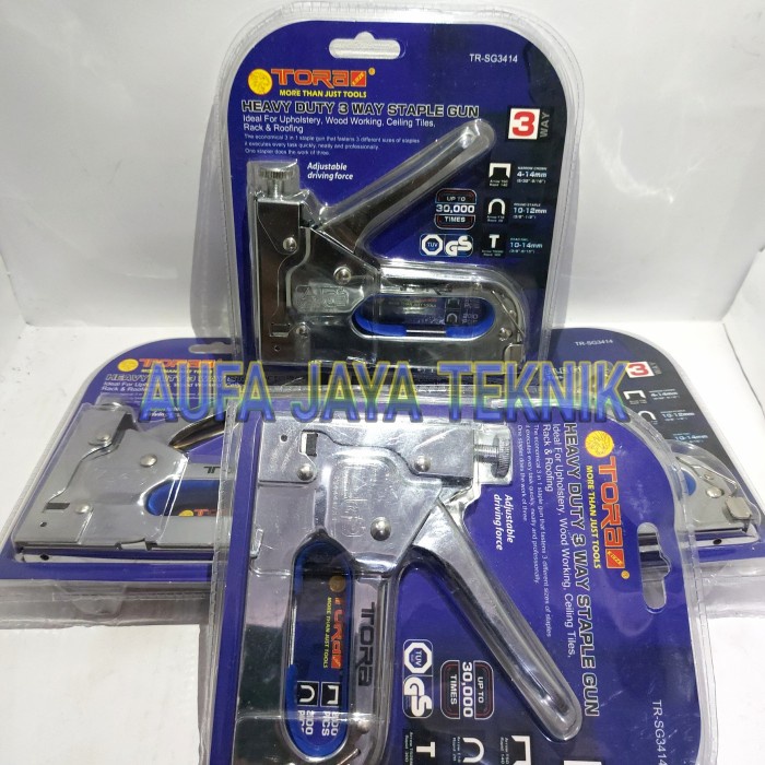

steples gun 3in1/seteples tangan TRSG3414/Heavy duty 3way staple gun