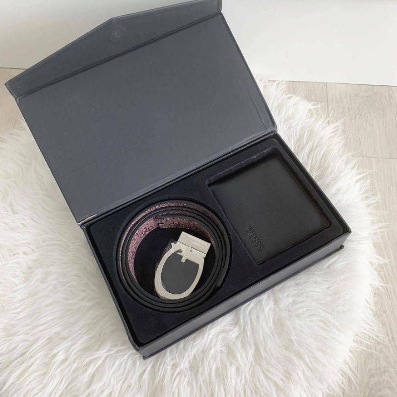 Dompet Guess Pria / Guess Giftset Box For Men / Guess Wallet Original