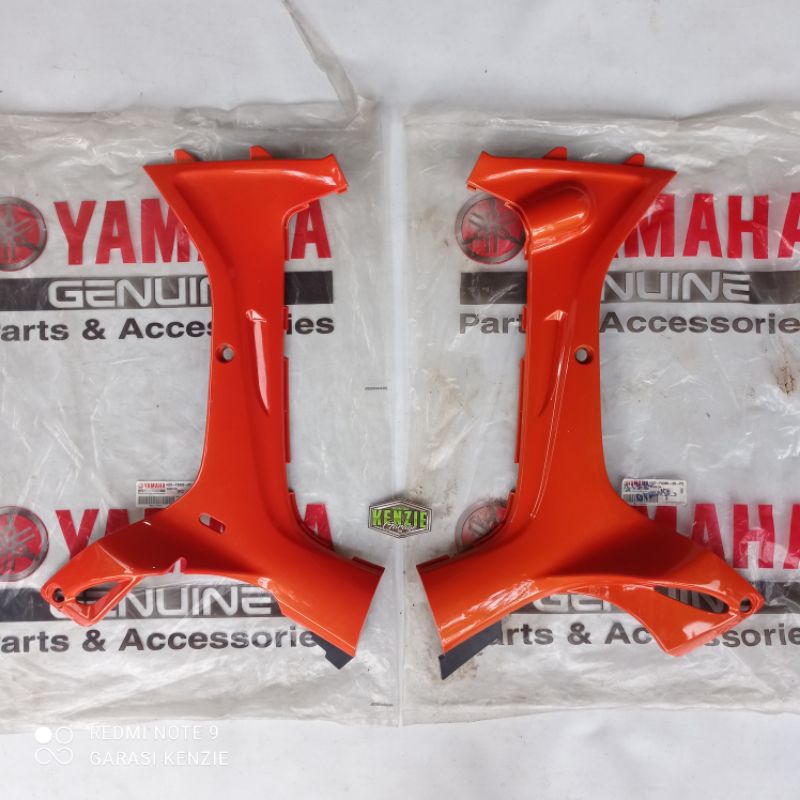 Legshield Sayap Dalam Yamaha F1ZR FIZR Orange Original Asli YGP