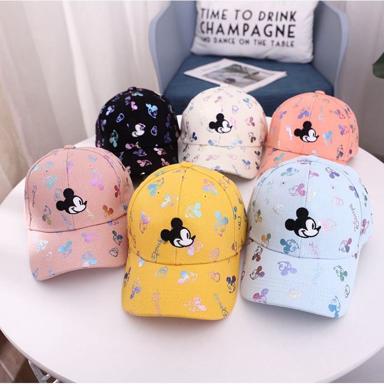 Topi Anak Baseball Motif Mickey Mouse Laki Laki Perempuan Unisex Impor-1