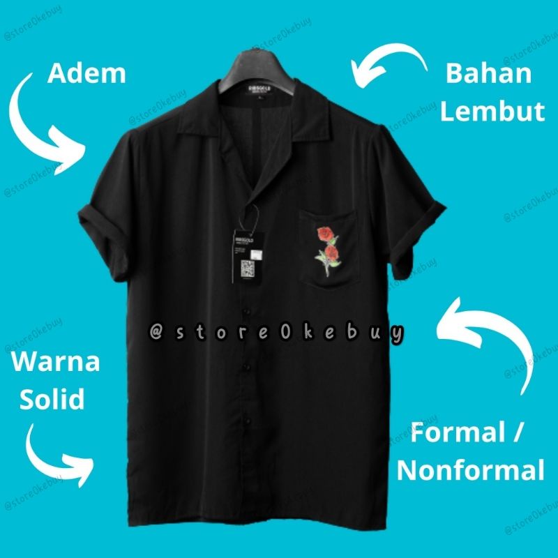 Kemeja Amarine Flower