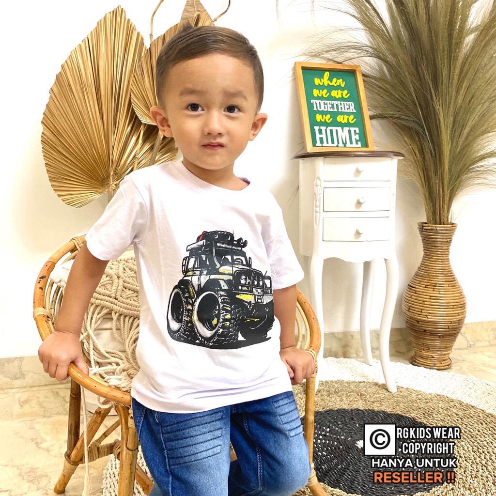 Baju Kaos Anak Lengan Pendek Motive Mobil