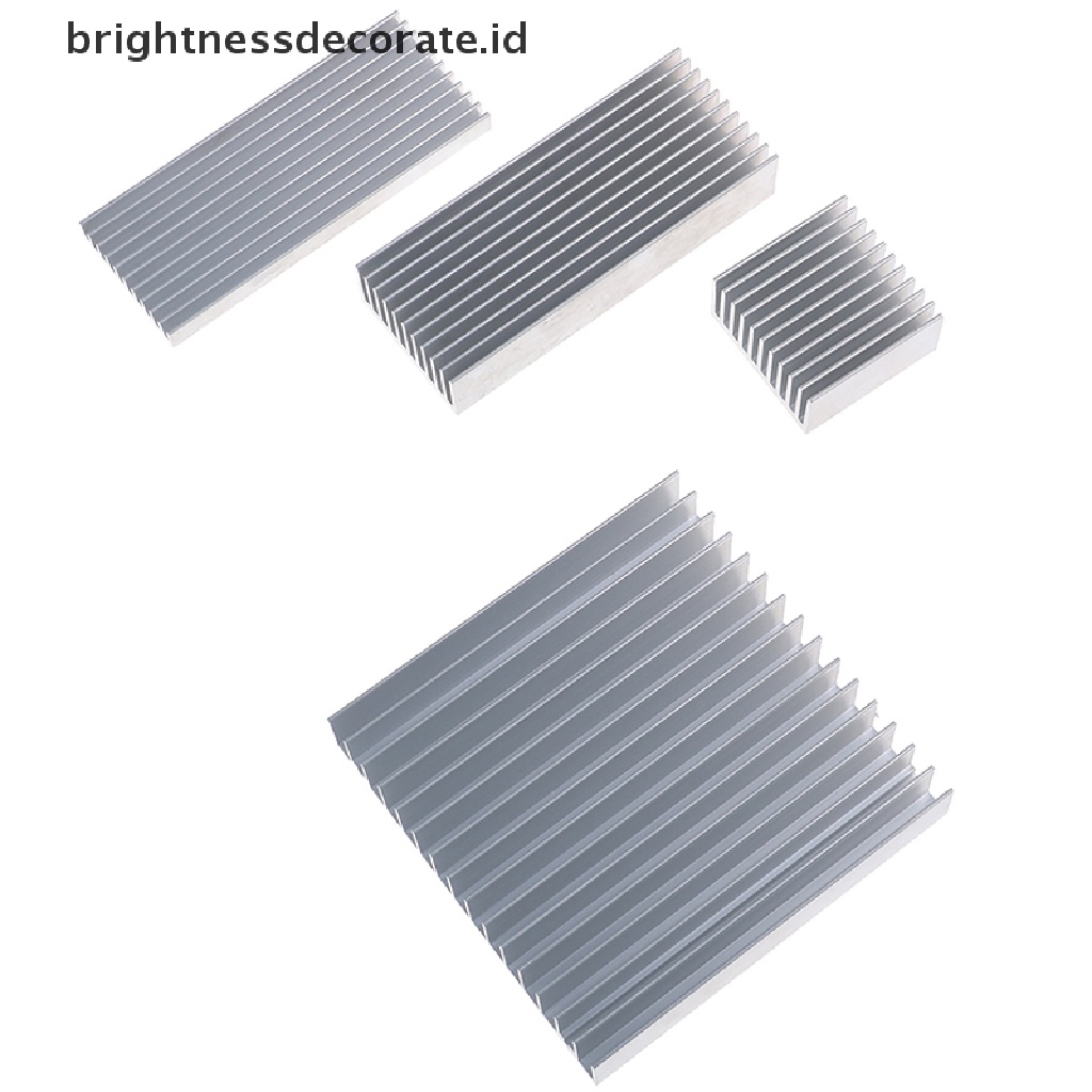 Radiator Heat Sink Pendingin Chip Ic Led High Power Bahan Aluminum