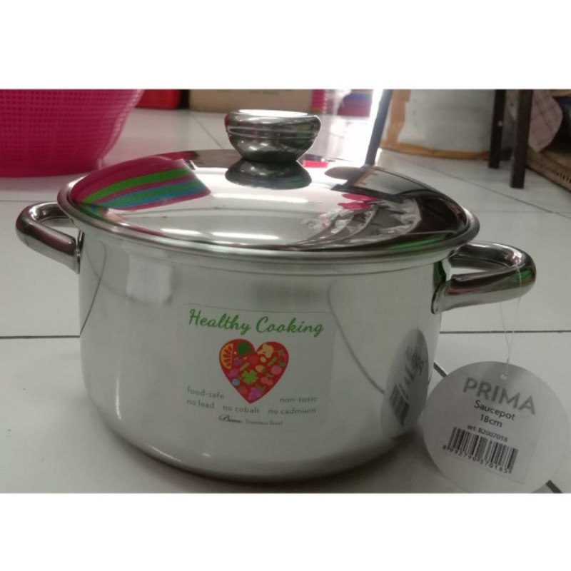 Panci Bima 22cm/24cm • Panci Bima Pendek • Panci Saucepot Bima Ori