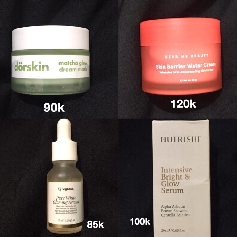 Preloved Skincare Dear Me beauty Dorskin Nutrishe Vavl
