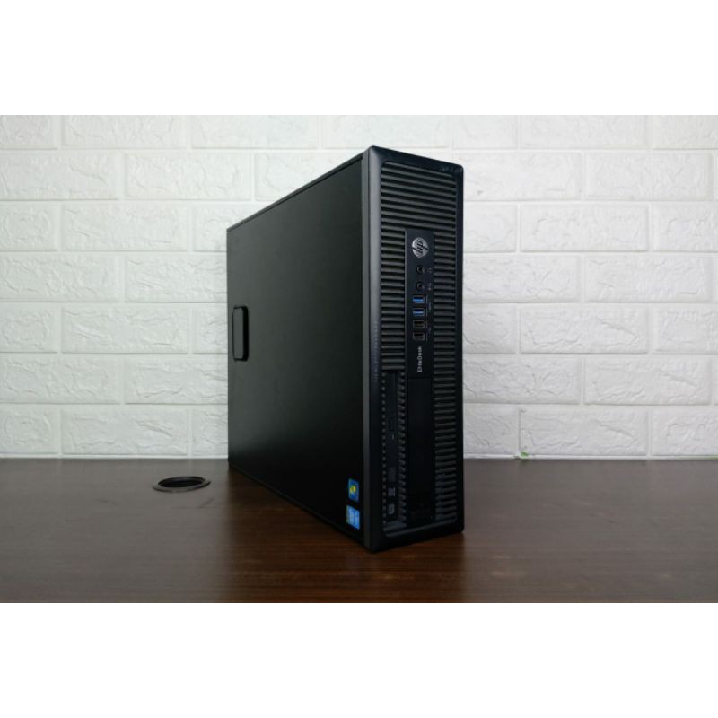 Paketan PC HP Elitedesk 800G1 Sff Core i5 Gen4 Ram 4GB HDD 500GB Lcd 19in Wide Berkualitas