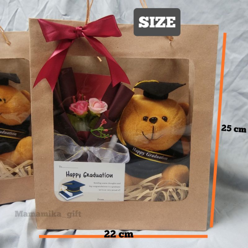 KADO BONEKA WISUDA GRADUATION / HAMPERS BONEKA WISUDA / BONEKA WISUDA