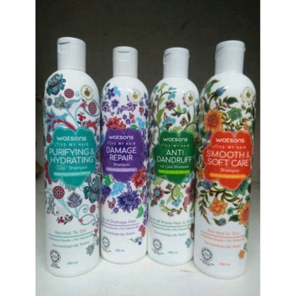 Watsons Love My Hair Shampo Botol (400ml)