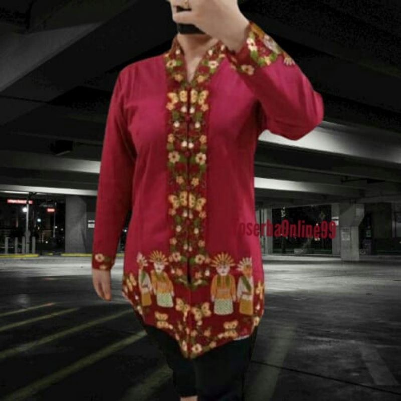 PROMO MURAH Kebaya Encim Senada Katun Bordir-4