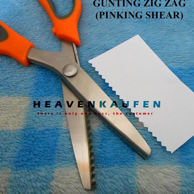 

Open Ds] Gunting Zig Zag Pinking Shears Stainless Steel 23,5 Cm