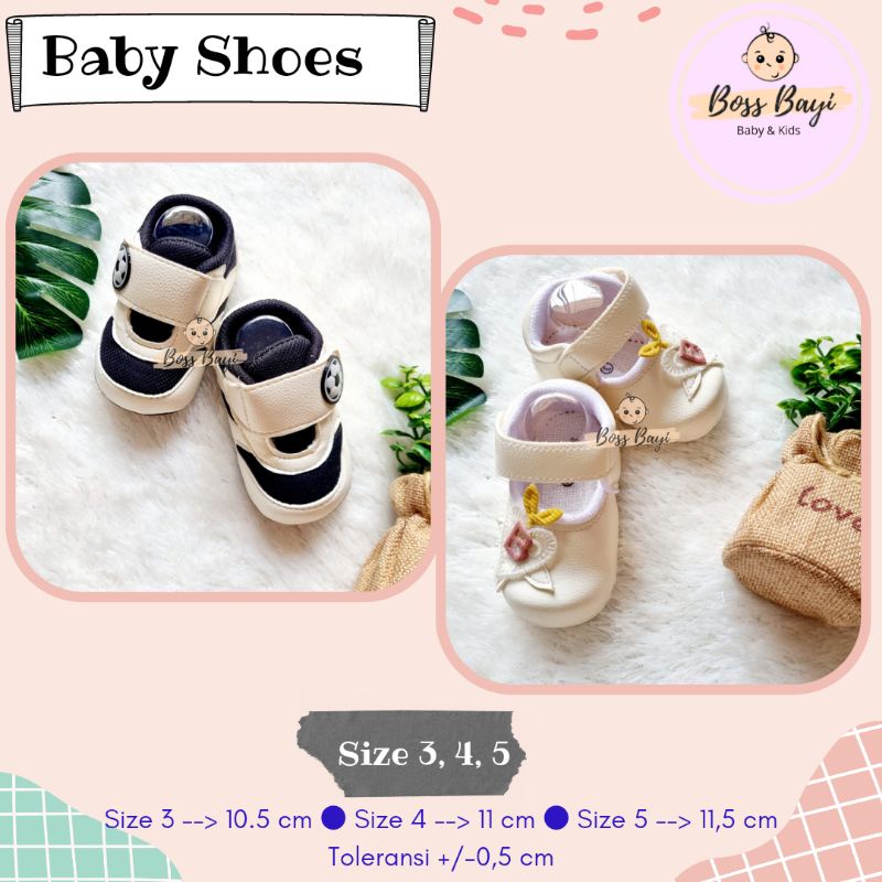 BOSS BAYI - Baby Shoes Prewalker / Sepatu Bayi Antislip