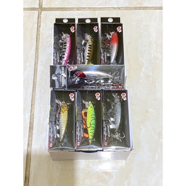 Lure UL hammerhead Foxy 52mm Sinking lure /Umpan ikan mini