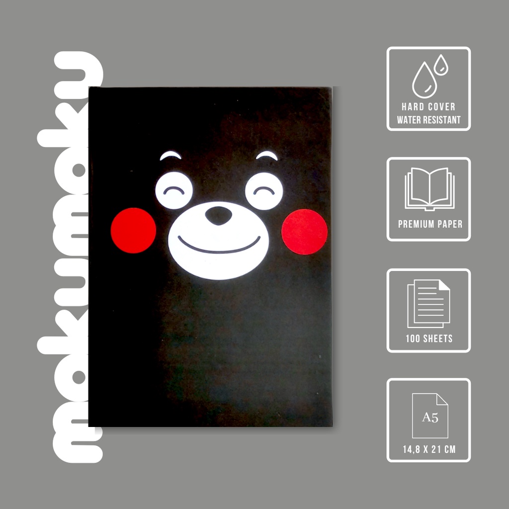 

Buku Tulis / Notebook Hardcover Kumamon