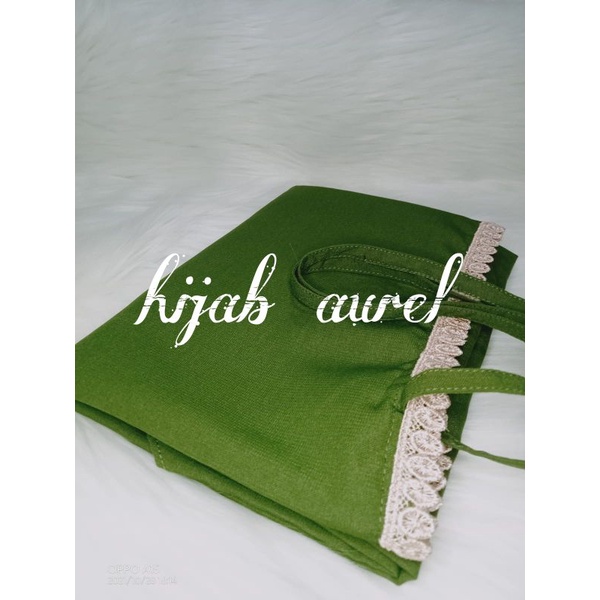 HIJAB/JILBAB/KHIMAR MARYAM RENDA JUMBO DIAMON-Army