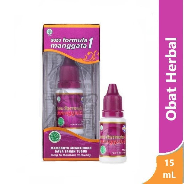 SOMAN 1 Sozo Manggata 15 mL ORIGINAL - obat tetes herbal segala penyakit