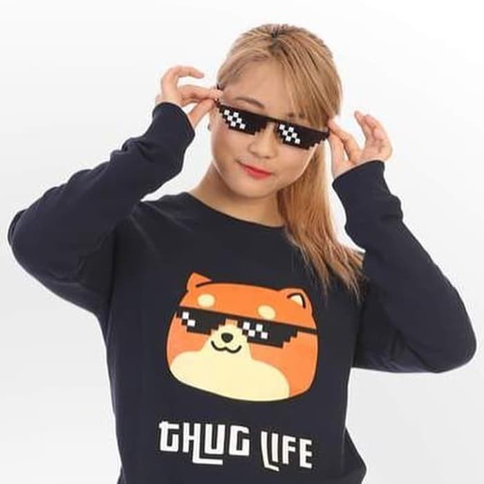 Kacamata / Kaca Mata Thug Life / Deal With It 8 Bit Glasses