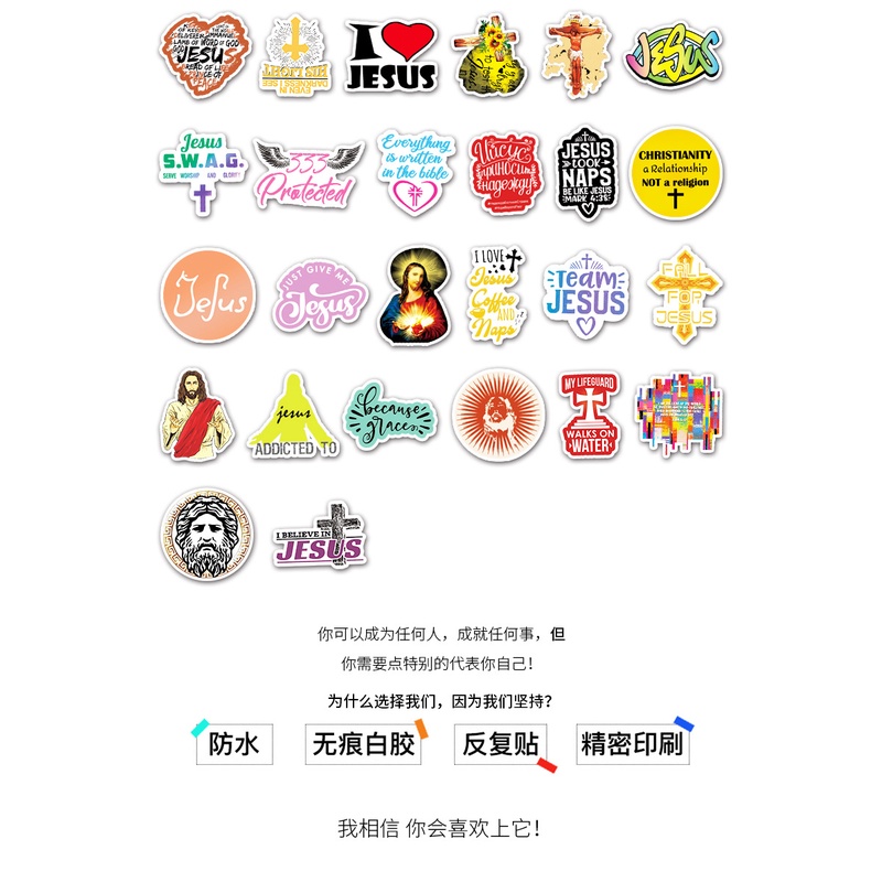 Zhang Bahasa Inggris pribadi grafiti stiker bagasi laptop Mobil gitar kulkas dekoratif stiker