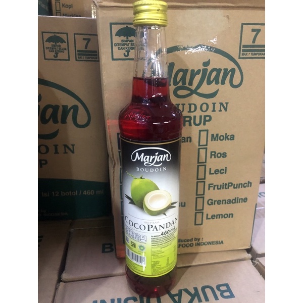 

Sirup marjan cocopandan 460 ml
