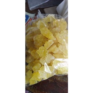 

Gula batu agal kuning tanpa pengawet kemasan 1 kilogram | Gula Batu Kristal