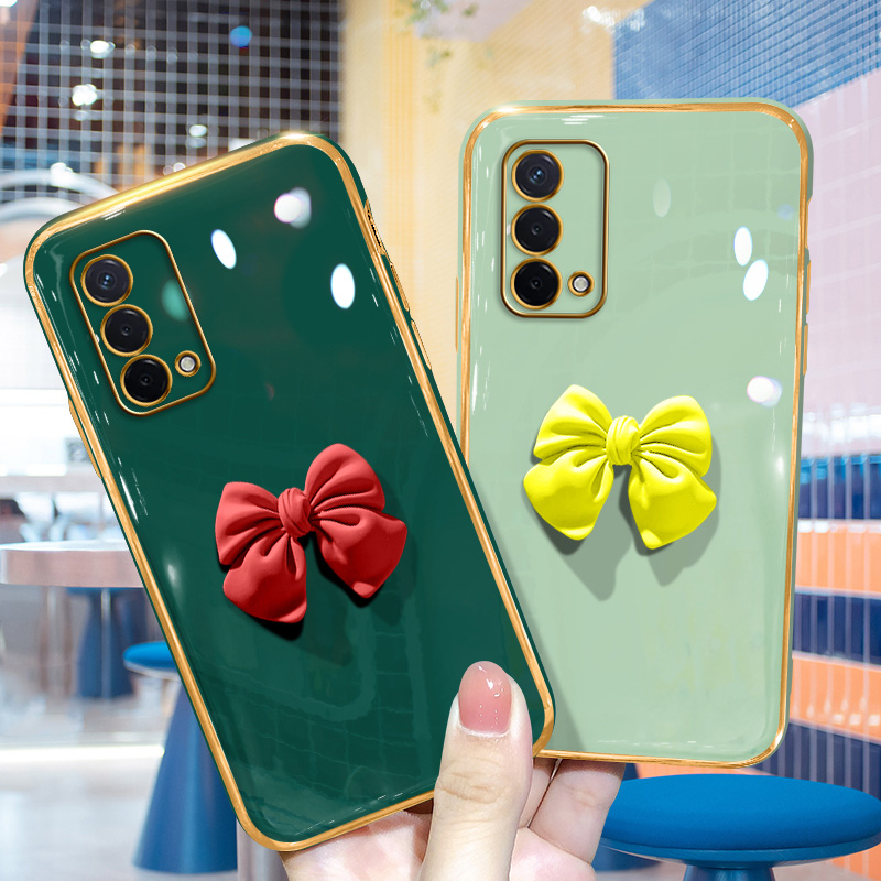 Case Oppo A16 A74 A54 A93 A15 A15s A12 A53 A31 A33 A9 A5 2020 A52 A92 A7 A5s A3s A12e A11k A83 A39 A57 F11 Pro F9 Pro F7 F5 F1s F1 Plus F3 Plus Simple Bow Soft Phone case-1