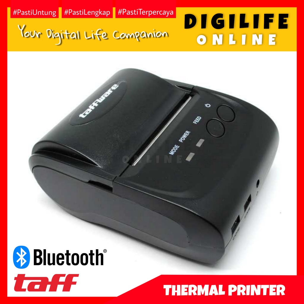 Jual Printer Thermal 58mm POS Bluetooth Resi Kasir Termal 58 Zjiang