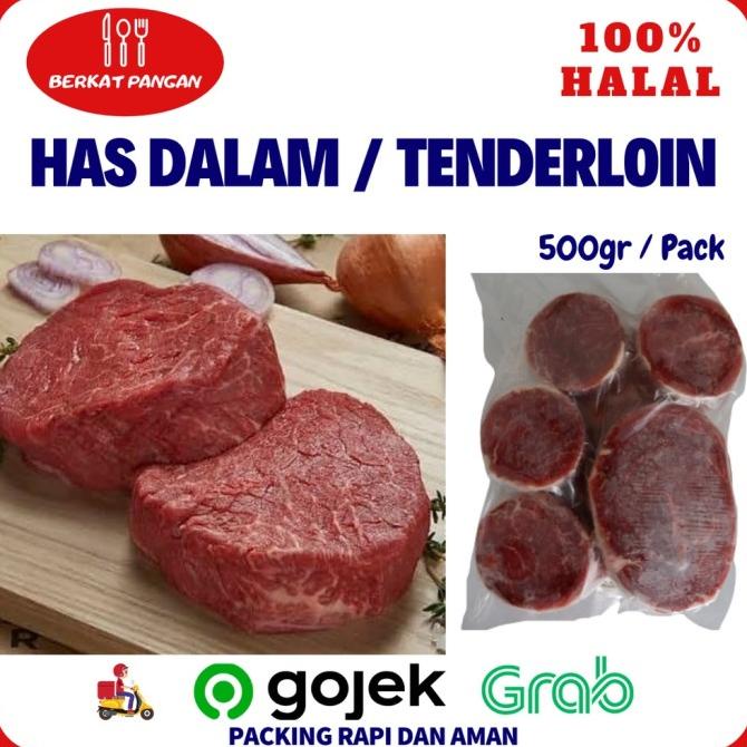 

Daging Sapi Has Dalam Tenderloin Lokal Daging Rendang Daging Sop 500Gr Yahyafianshop5