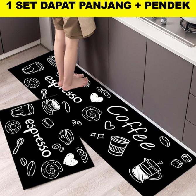 Keset Kaki Dapur Panjang Anti Slip Set Alas Kaki Keset Dapur Anti Slip