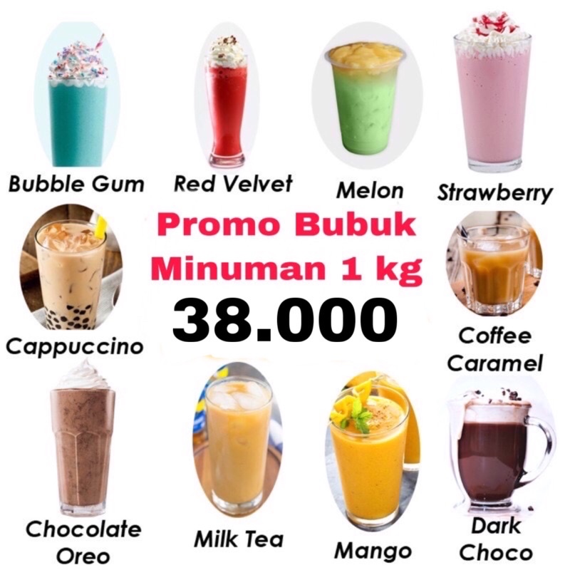 

Bubuk Minuman Powder Cokelat powder drink Frezzo Reguler 1kg