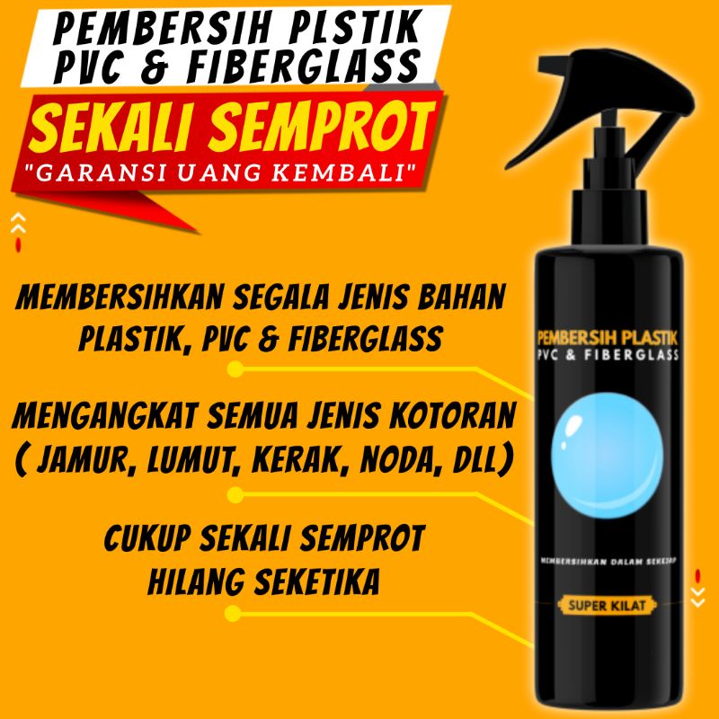 PENGHILANG LUMUT PEMBERSIH BAHAN PLASTIK EMBER GAYUNG VINYL APLING AMPUH