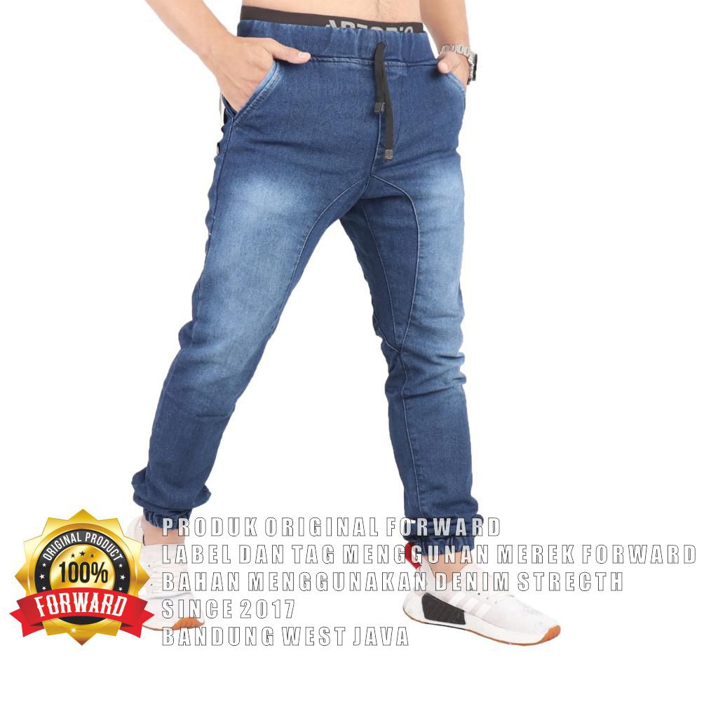 Celana Joger Jogger Denim Jeans Pria Pria Original Forward