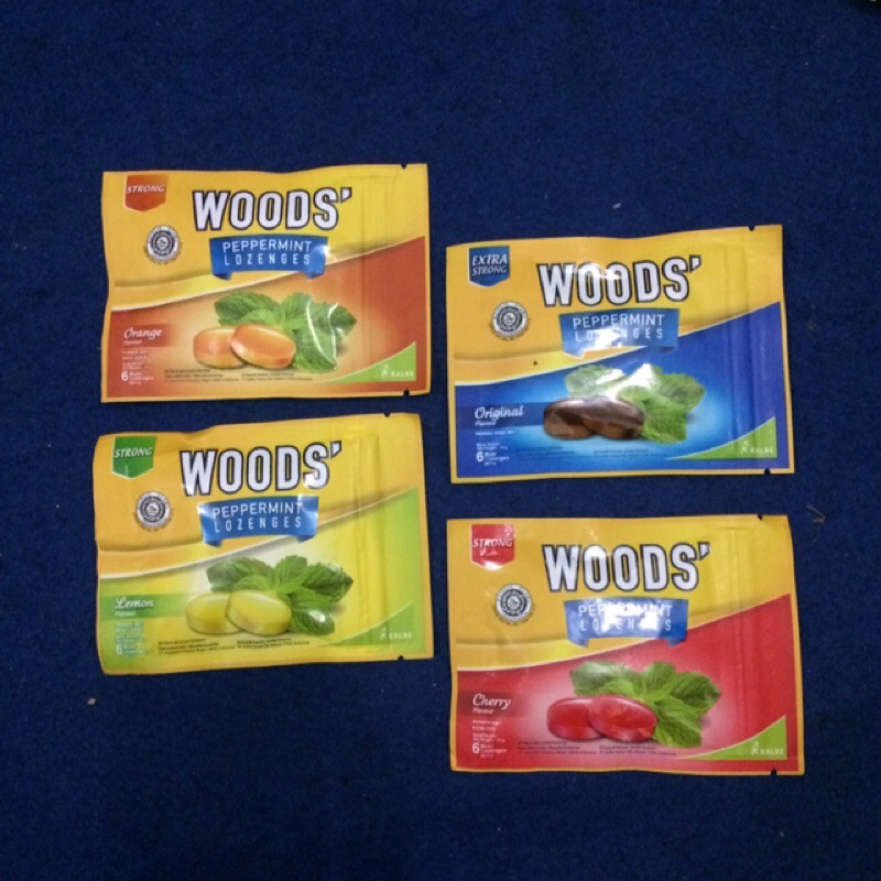 

Woods Permen isi 6 Butir