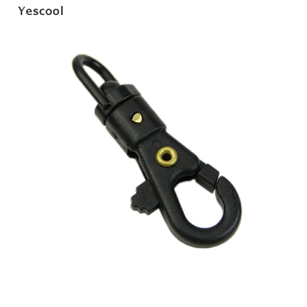 Yescool 10pcs Carabiner Mini EDC Bisa Diputar Untuk Survival