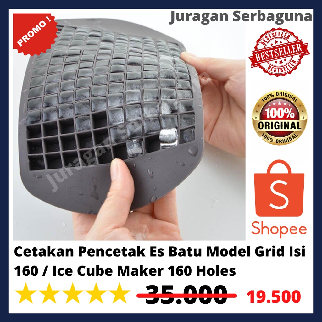 Cetakan Pencetak Es Batu Model Grid Isi 160 / Ice Cube Maker 160 Holes