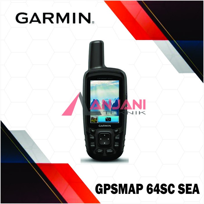 GARMIN GPS MAP 64SC SC SEA NIRKABEL BLUETOOTH & KAMERA BARU GARANSI