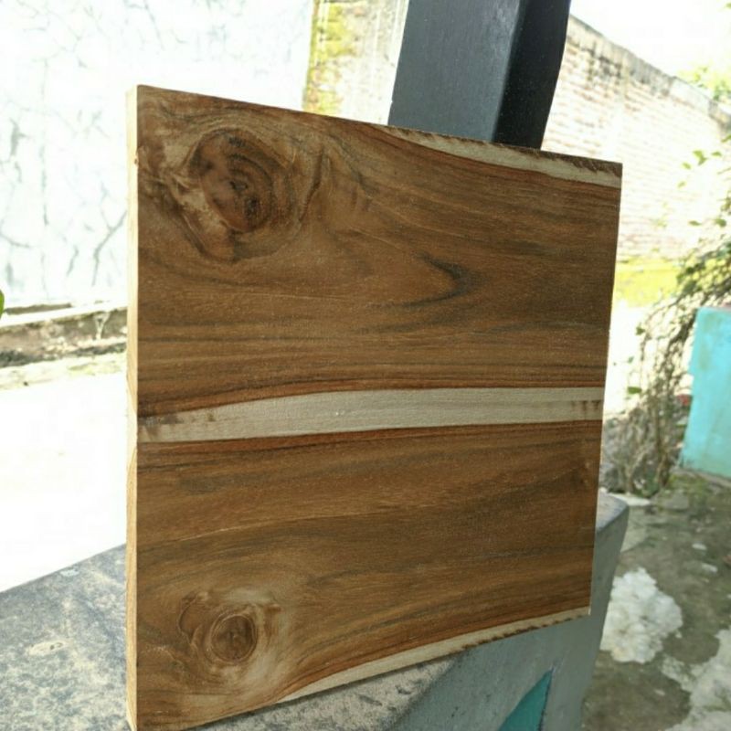 papan kayu jati 50x50