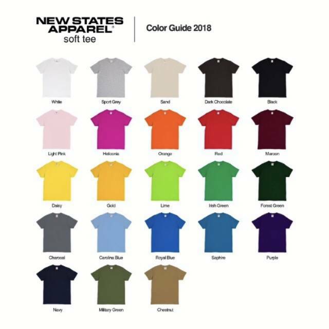 KAOS POLOS NEW STATE APPAREL SOFT TEE