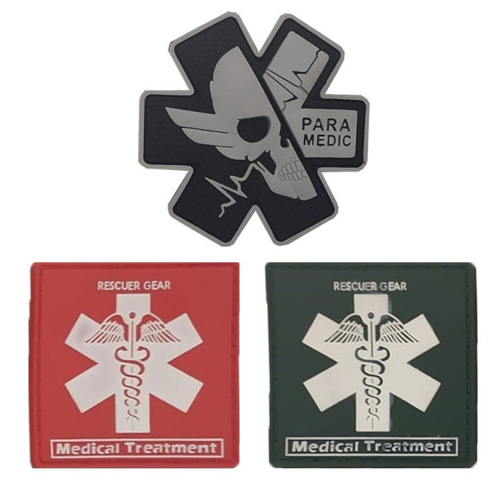 SWARNA TACTICAL - Rubber Patch - Patch Paramedik