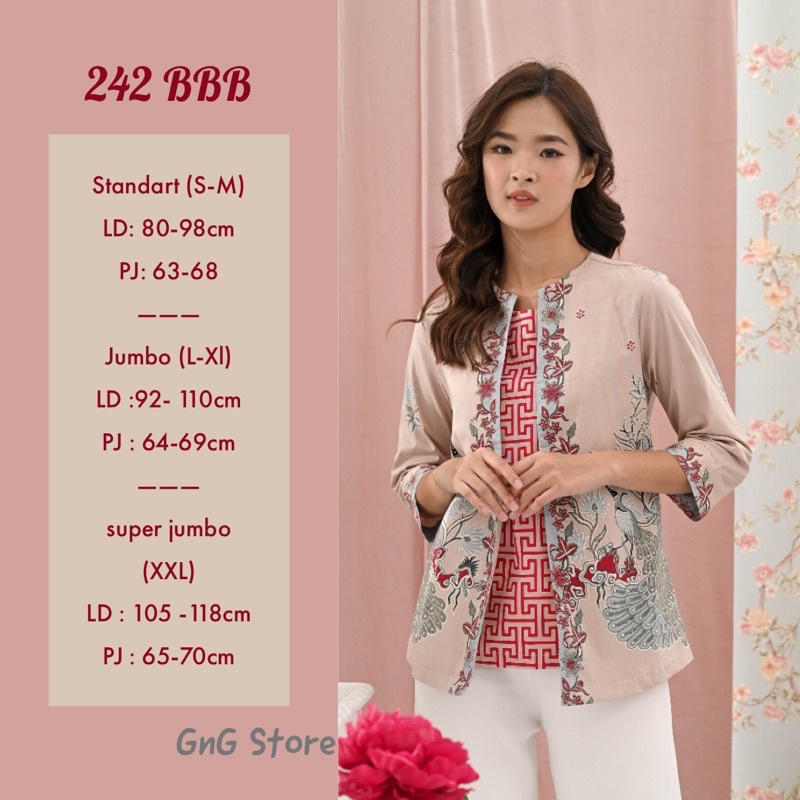 Couple Batik BBB /Seragam Batik Modern /Imlek Collection-242 BBB