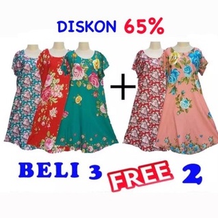 KuyyUp [COD] [COD] Daster 3 Gratis 2 - daster payung terbaru - daster andin -  baju tidur model terb