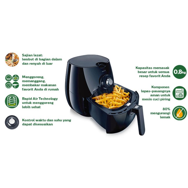 Airfryer Philips HD9218 / Penggoreng Tanpa Minyak